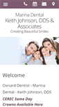 Mobile Screenshot of marina-dental.com